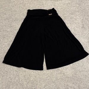 Iz Byer Black Kids Culottes